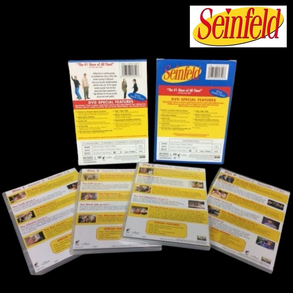 NEW Seinfeld Seasons 1, 2, & 3 DVD Box Set (8 Discs) - Picture 4 of 6
